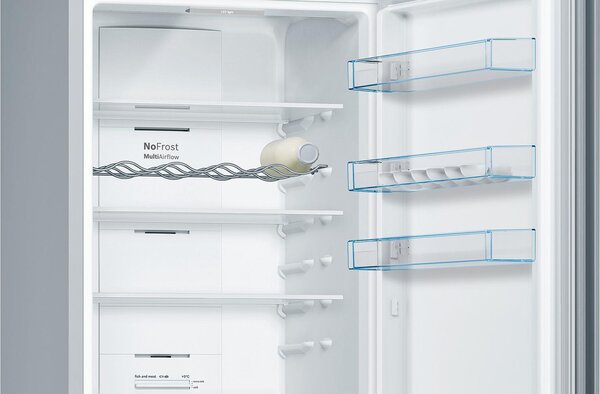 Bosch Frigorifero Combinato Classe energetica D Capacit 368 Litri No Frost colore Inox - KGN392LDC Serie 4