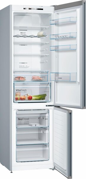 Bosch Frigorifero Combinato Classe energetica D Capacit 368 Litri No Frost colore Inox - KGN392LDC Serie 4