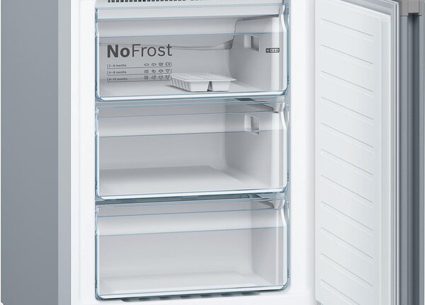 Bosch Frigorifero Combinato Classe energetica D Capacit 368 Litri No Frost colore Inox - KGN392LDC Serie 4