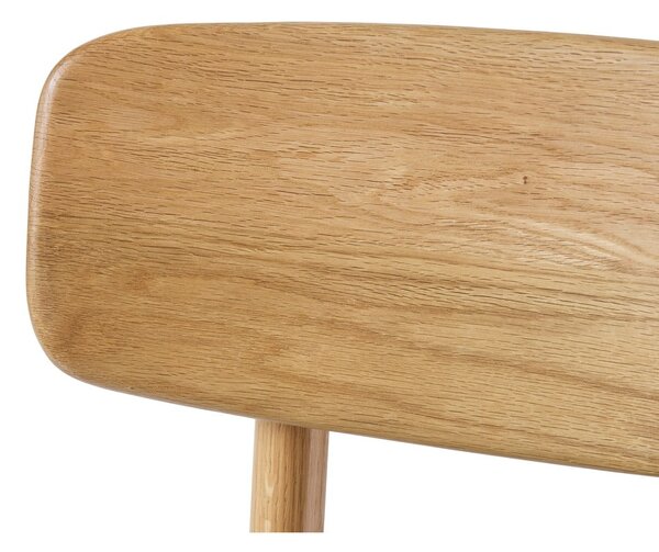 Sedia da pranzo in colore beige-naturale Livo - Unique Furniture