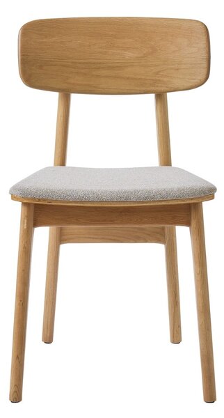 Sedia da pranzo in colore beige-naturale Livo - Unique Furniture