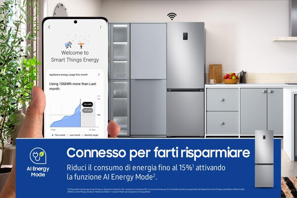 Samsung Frigorifero Combinato No Frost Capacit 344 Litri Classe energetica D colore Inox - RB34C675DSA