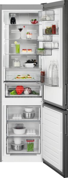 Aeg Frigorifero Combinato No Frost Capacit 367 Litri Classe energetica D colore Nero - RCB736D5MB TwinTech