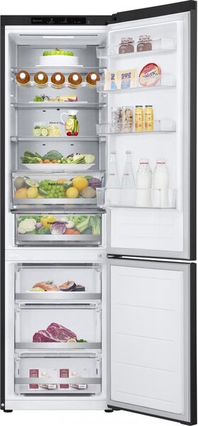 Lg Frigorifero Combinato No Frost Capacit 387 Litri Classe energetica A Fresh Converter colore Nero - GBV7280AEV