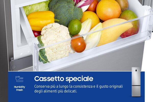 Samsung Frigorifero Combinato No Frost Capacit 390 Litri Classe energetica C colore Inox - RB38C672CSA/EF