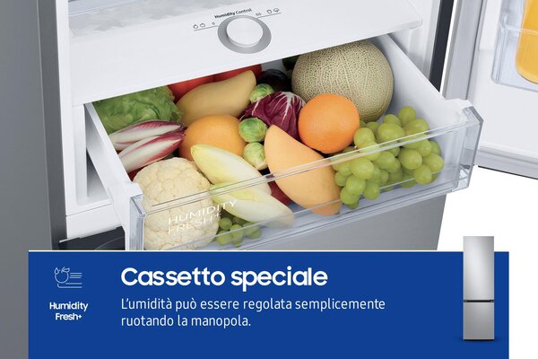 Samsung Frigorifero Combinato No Frost Capacit 390 Litri Classe energetica D colore Inox - RB38C603DSA