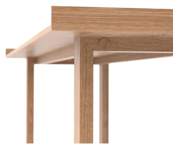 Scrivania in legno massiccio di quercia Slim - Wireworks