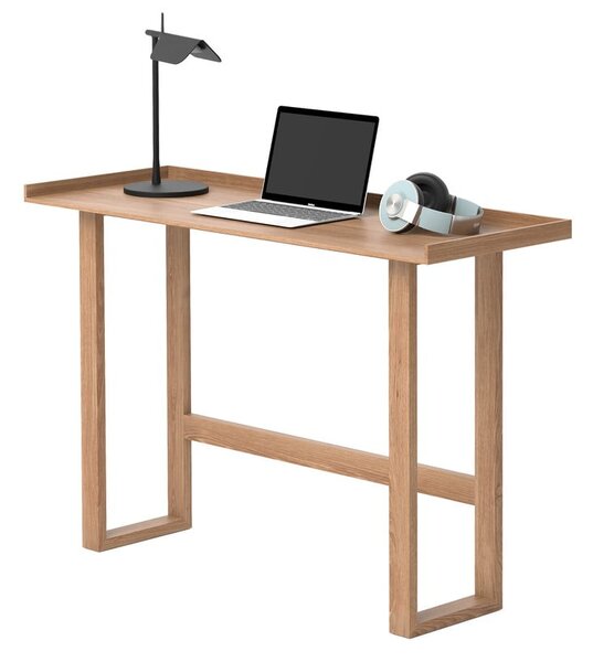 Scrivania in legno massiccio di quercia Slim - Wireworks