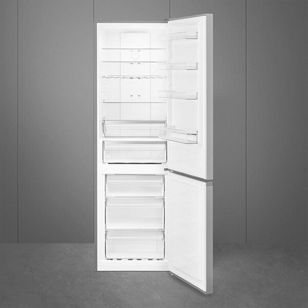 Smeg Frigorifero Combinato Total No Frost Classe E Capacit 235 Litri colore Inox - FC200XEU