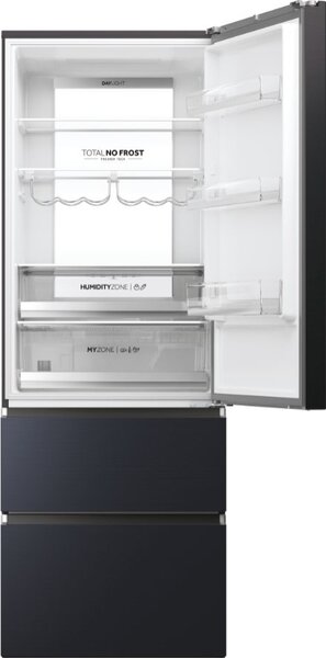 Haier Frigorifero Combinato Tre Porte Capacit 483 litri Classe energetica E Raffreddamento Total No Frost colore Nero - HTW7720ENMB 3D 70 Serie 7