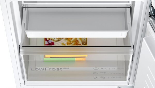 Bosch Frigorifero da Incasso Combinato 267 Litri Classe E Low Frost Serie 4 - KIV86VSE0