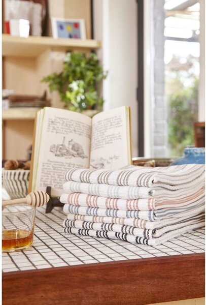Set di strofinacci in cotone 4 pz 50x70 cm Stripes – Tiseco Home Studio