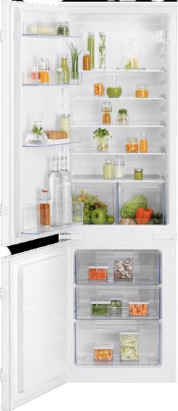 Electrolux Frigorifero da Incasso Combinato 271 Litri Classe energetica E Raffreddamento Statico Low Frost colore Bianco - Serie 500 KNS5LE18T