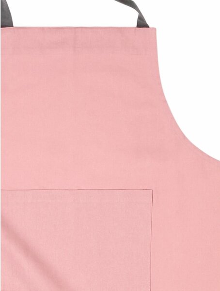 Grembiule da cucina in cotone rosa chiaro - Tiseco Home Studio