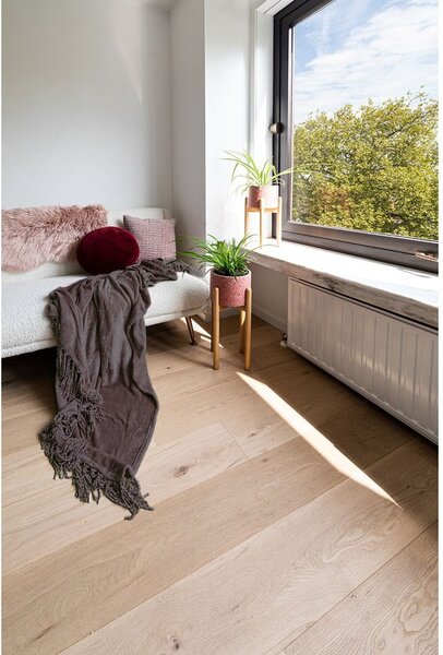 Plaid Flanelo marrone scuro, 170 x 130 cm - Tiseco Home Studio