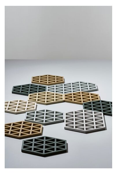 Tappetino in silicone per pentole 24x14 cm Triangles - Zone