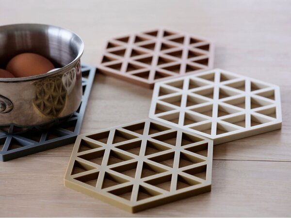 Tappetino in silicone per pentole 24x14 cm Triangles - Zone