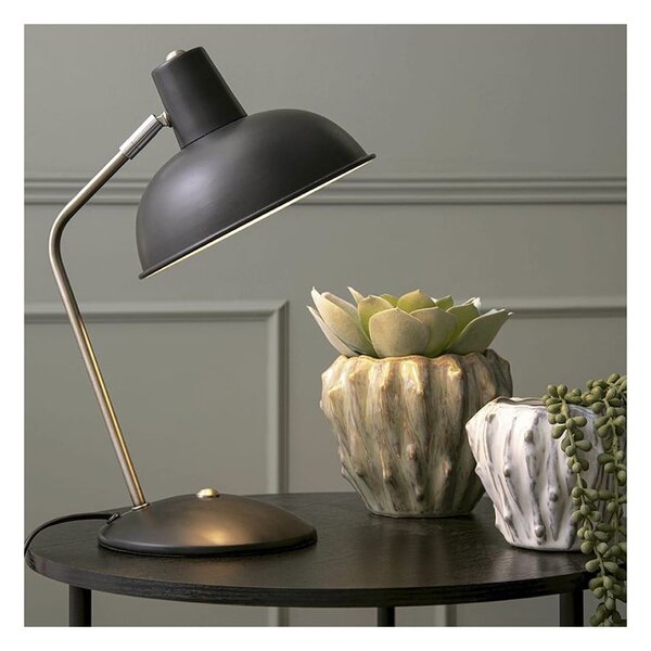 Lampada da tavolo nera Hood - Leitmotiv