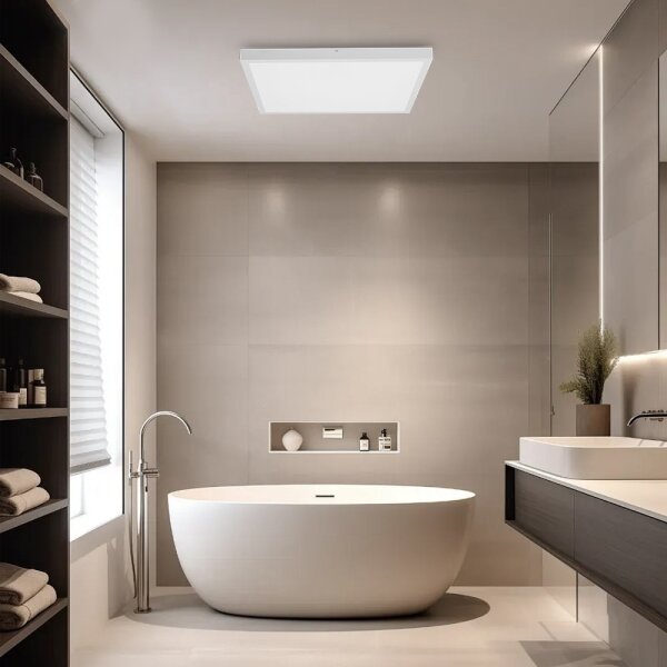 Immax NEO 07277L -Lampada LED dimmerabile da bagno FRAME 50W/230V IP44 Wi-Fi Tuya+RC