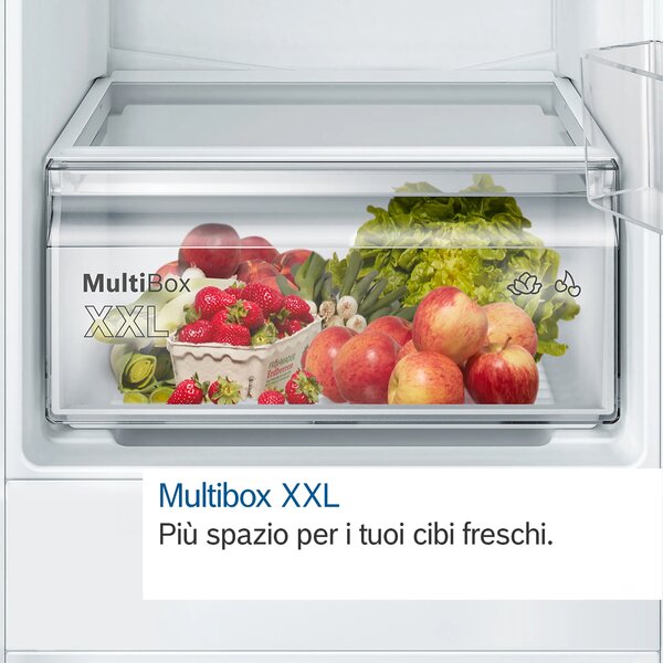Bosch Frigorifero da Incasso Combinato Capacit 184 litri Classe energetica E Raffreddamento Statico e Congelatore No Frost - KIN865SE0 Serie 2