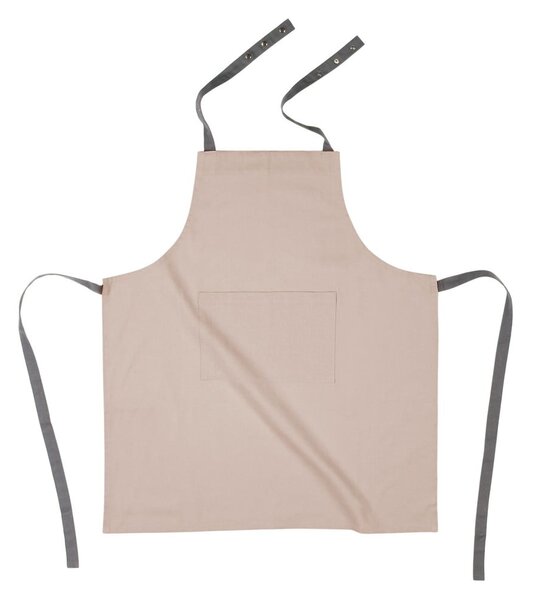 Grembiule da cucina in cotone beige - Tiseco Home Studio