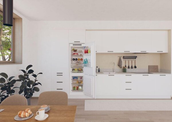 De Longhi Frigorifero da Incasso Combinato Capacit 244 Litri Classe energetica E Raffreddamento No Frost - F6CTNF244E