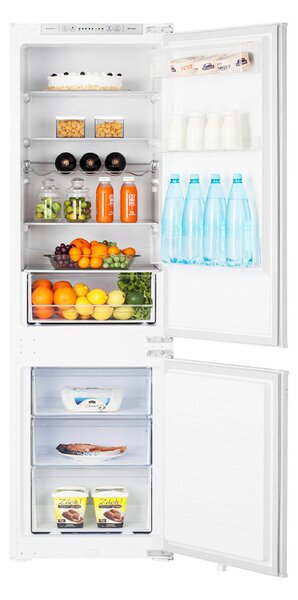 Hisense Frigorifero da Incasso Combinato Capacit 246 Litri Classe energetica E Raffreddamento No Frost colore Bianco - MBI54240E