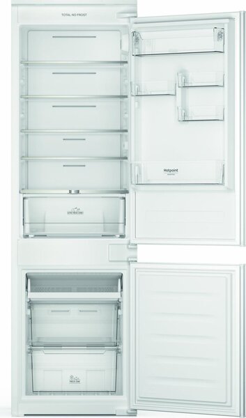 Hotpoint Ariston Frigorifero da Incasso Combinato Capacit 250 Litri Classe energetica E Raffreddamento No Frost colore Bianco - HAC18 T2