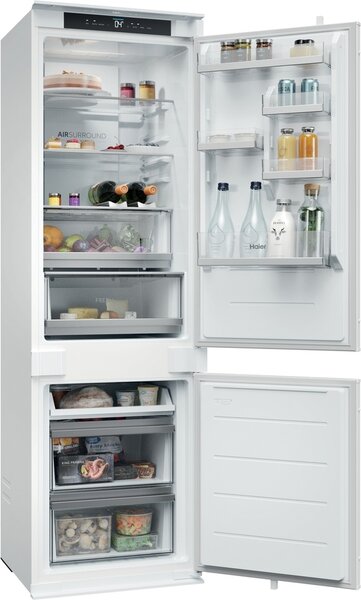 Haier Frigorifero da Incasso Combinato Capacit 251 Litri Classe energetica E Raffreddamento No Frost - HBQW5518E