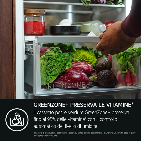Aeg Frigorifero da Incasso Combinato Capacit 256 Litri Classe energetica E Raffreddamento No Frost colore Bianco - OSC7G181ES Serie 7000