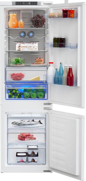 Beko Frigorifero da Incasso Combinato Capacit 254 Litri Classe energetica E Raffreddamento No Frost - BCNA275E4SN
