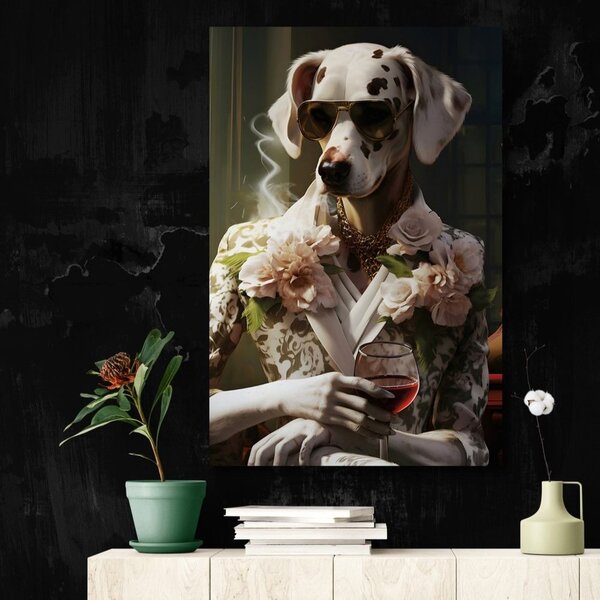 Stampa su tela – Gangster animale femmina dalmata