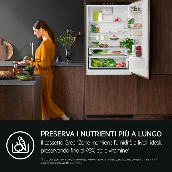 Aeg Frigorifero da Incasso Combinato Capacit 256 Litri Classe energetica E Raffreddamento No Frost colore Bianco - OSC7G181ES Serie 7000