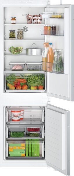 Bosch Frigorifero da Incasso Combinato Capacit 260 Litri No Frost Classe E Serie 2 - KIN86NSE0