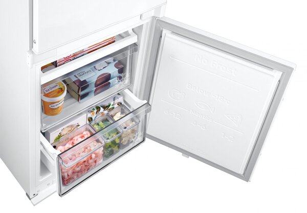 Samsung Frigorifero da Incasso Combinato Capacit 267 Litri Classe energetica E Raffreddamento No Frost colore Bianco - BRB70F26CES0EF