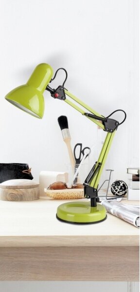 Brilagi - Lampada da tavolo LED ROMERO 1xE27/10W/230V verde