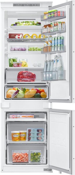 Samsung Frigorifero da Incasso Combinato Capacit 267 Litri Classe energetica E Raffreddamento No Frost colore Bianco - BRB70F26CES0EF