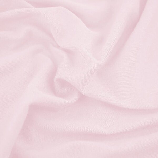 Lenzuolo con angoli rosa chiaro in jersey 140x200 cm Amber – Restilo