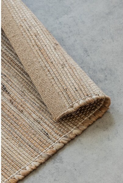 Passatoia beige in misto iuta tessuta a mano 80x200 cm Handloom – Hanse Home