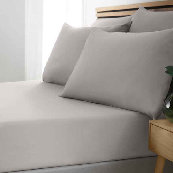 Lenzuolo elastico grigio 90x190 cm So Soft Easy Iron - Catherine Lansfield