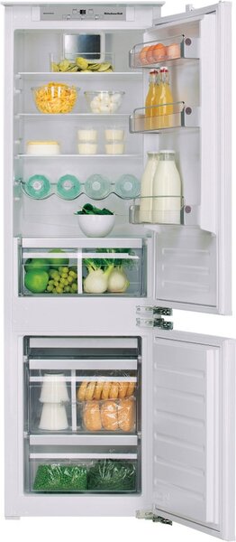 KITCHENAID Frigorifero da Incasso Combinato Capacit 273 Litri Classe energetica F Raffreddamento Ventilato colore Bianco - KCBDR 18600 1