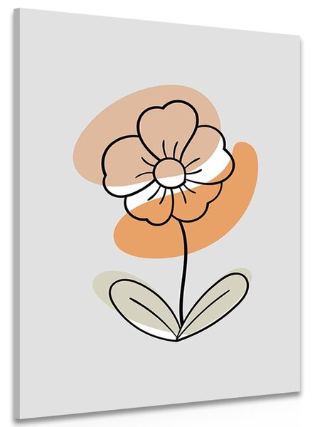 Stampa su tela – Fiore minimalista No4