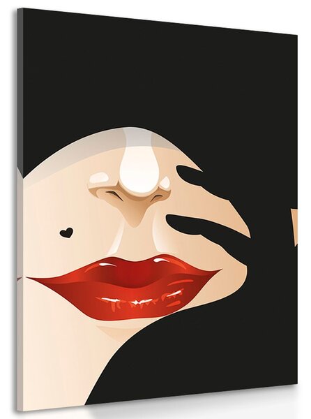 Stampa su tela – Donna misteriosa