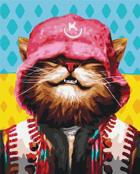 Dipingere con i numeri – Gatto rapper