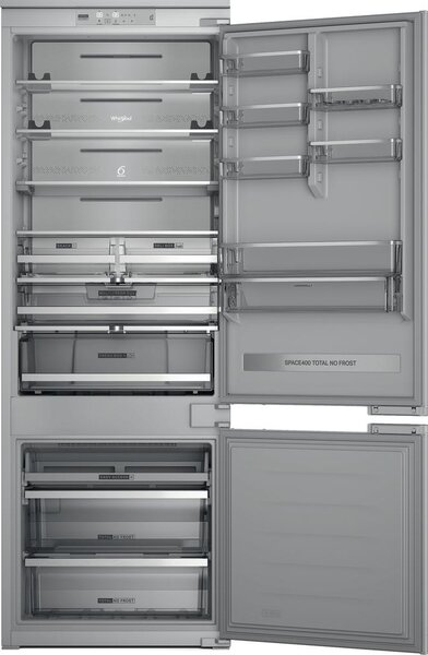 Whirlpool Frigorifero da Incasso Combinato Capacit 394 Litri Classe energetica D Raffreddamento No Frost colore Grigio - WH SP70 T262 P