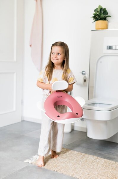 Riduttore wc per bambini rosa scuro Dusty pink - Kindsgut