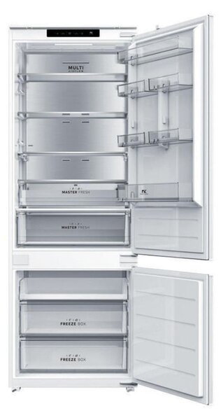 Master Kitchen Frigorifero da Incasso Combinato Capacit 403 Litri Classe energetica D Raffreddamento No Frost colore Bianco - MKRF 400 NF D