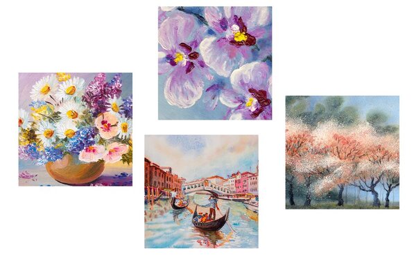 Set di quadri – Venezia e bellezze naturali