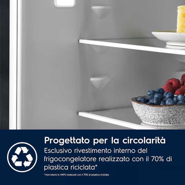 Electrolux Frigorifero da Incasso Combinato No Frost Classe E Capacit 269 Litri - KNT6ME19S