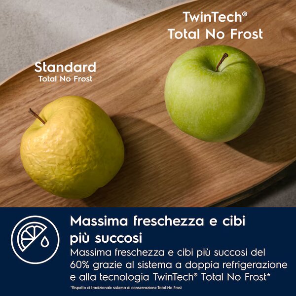 Electrolux Frigorifero da Incasso Combinato No Frost Classe E Capacit 269 Litri - KNT6ME19S